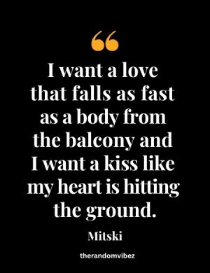 Mitski Quotes About Love