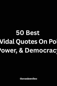 50 Best Gore Vidal Quotes On Politics, Power, & Democracy
